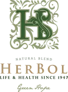 Logotipo de Herbol 1947, Natural Blend · Life & Health since 1947